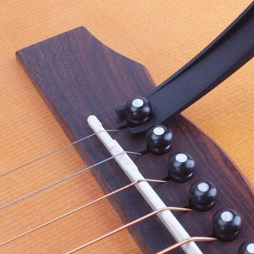 6141 Guitar Capo with Pickup Stand, Soft Pad for Acoustic and Electric Guitar Ukulele Mandolin Banjo Guitar Accessories DeoDap