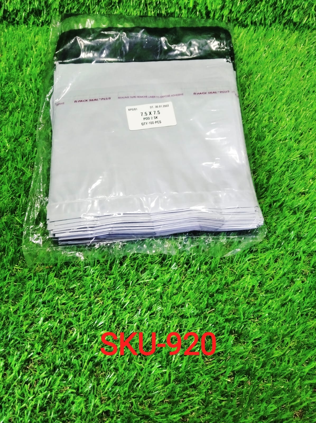 0920 Tamper Proof Courier Bags (7_5X7_5 inch) Pack of 100Pcs freeshipping - DeoDap