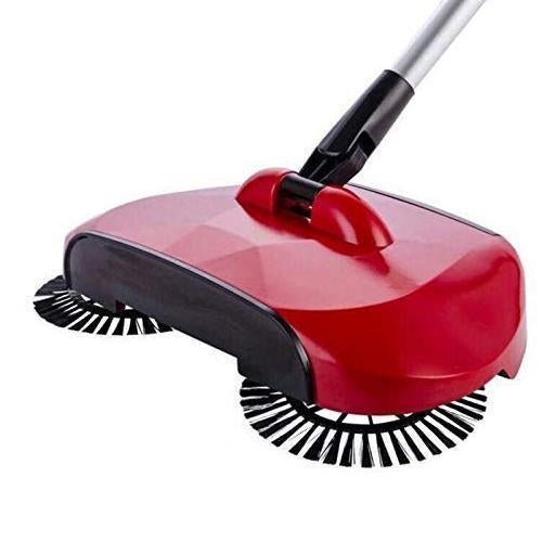 0220 Sweeper Floor Dust Cleaning Mop Broom with Dustpan 360 Rotary - SkyShopy