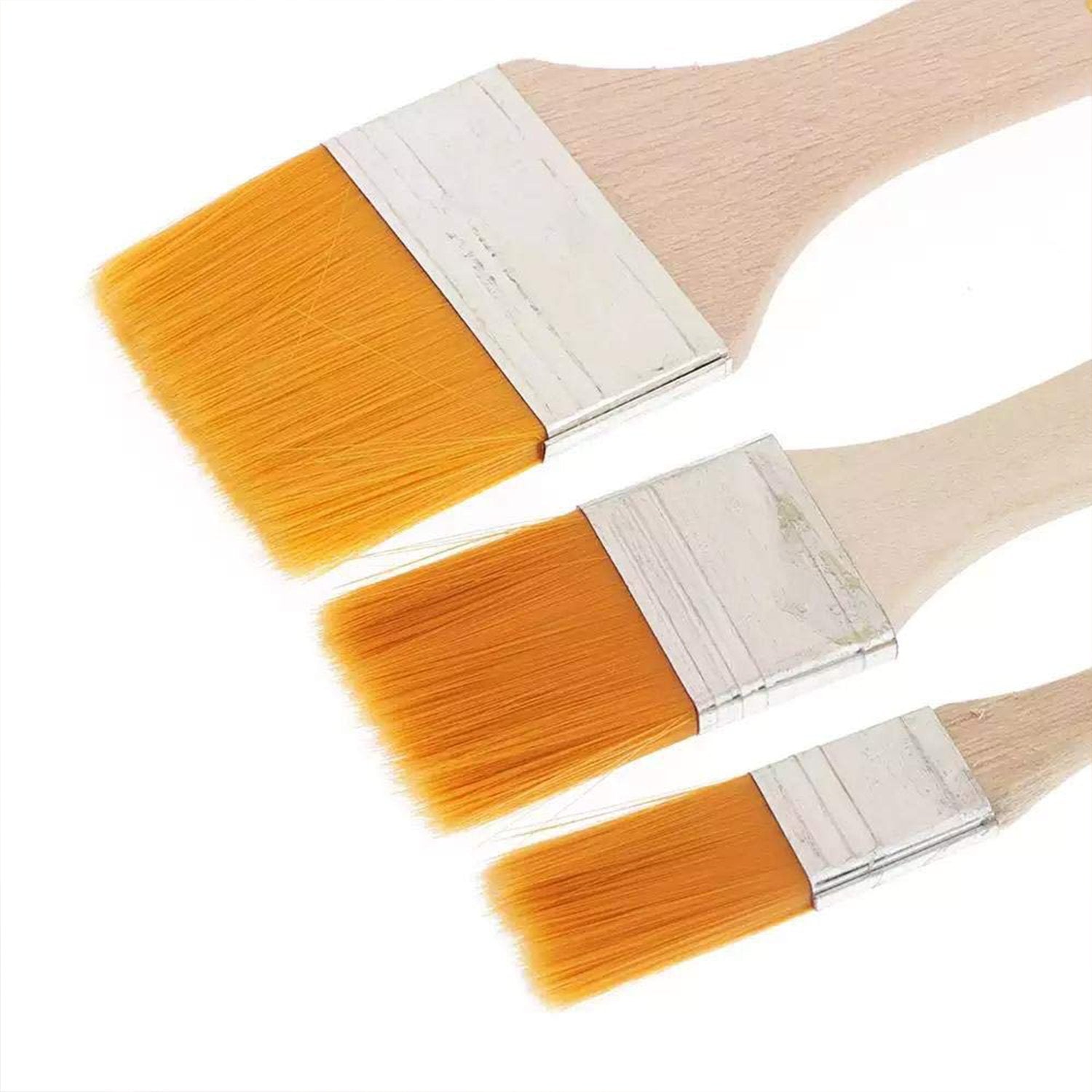 4675 Artistic Flat Painting Brush - Set of 6 - SkyShopy