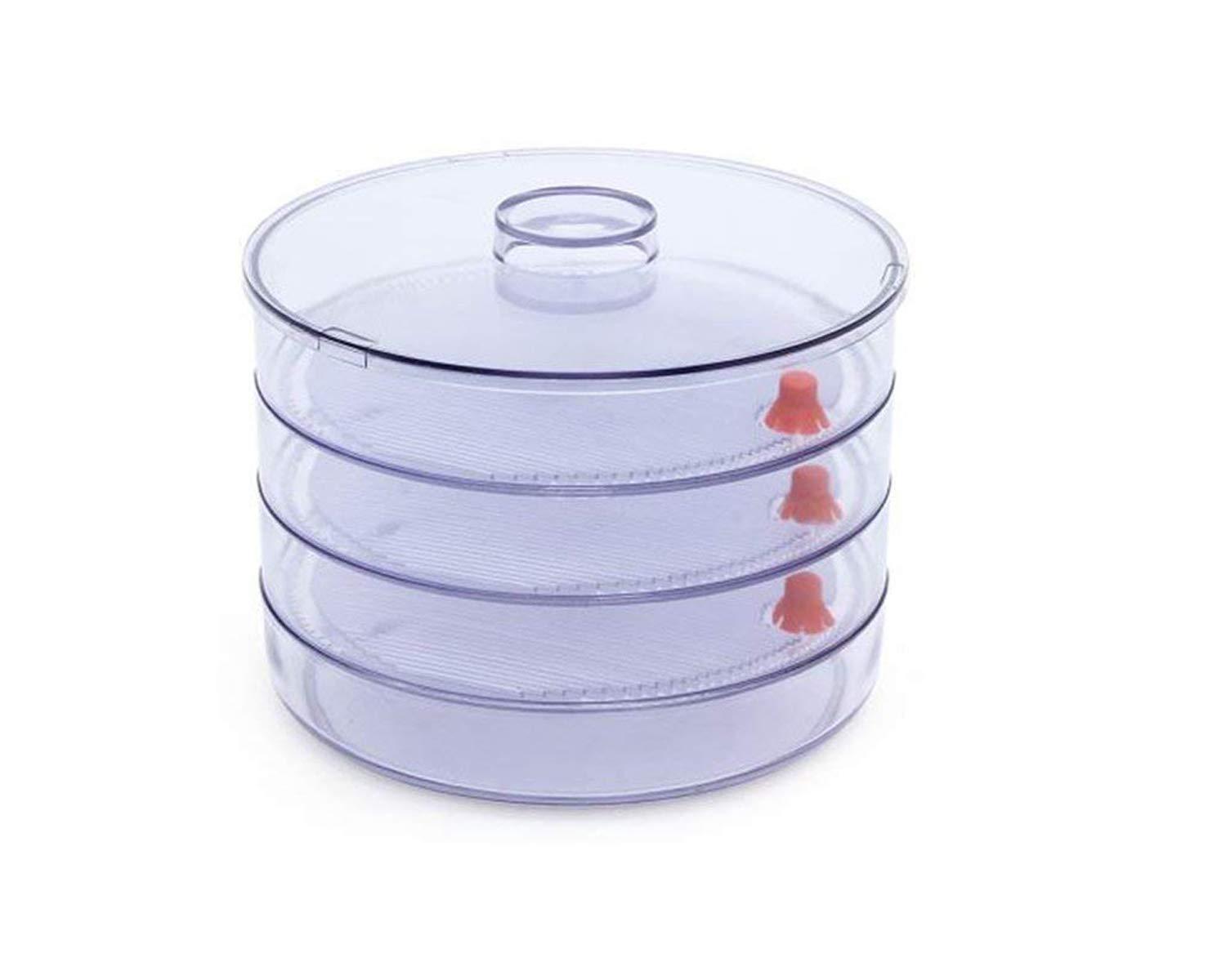 0070 Plastic 4 Compartment Sprout Maker, White - SkyShopy