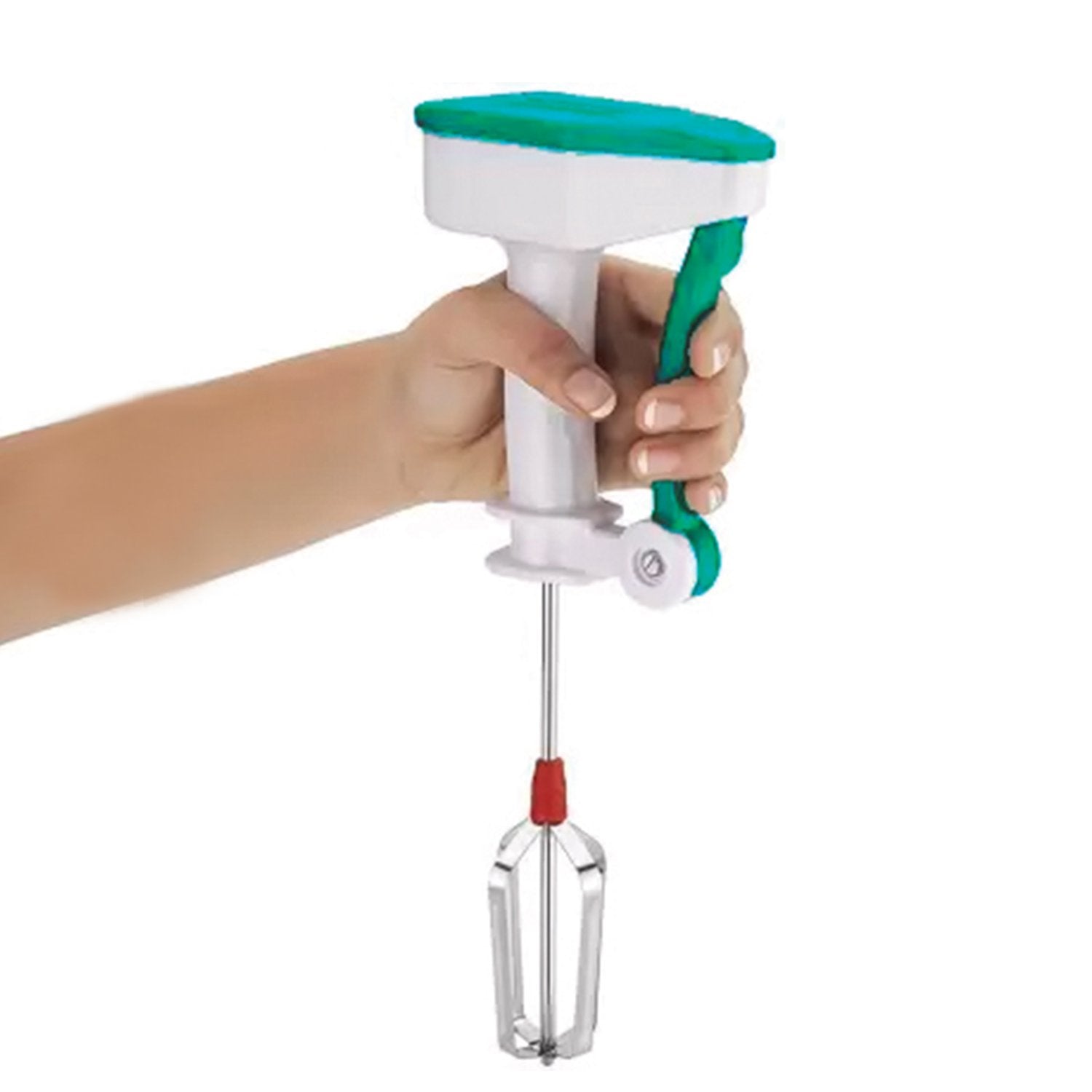 0723 Power-Free Manual Hand Blender With Stainless Steel Blades - SkyShopy