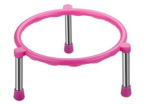 0628 Stainless Steel Single Ring Matka Stand - SkyShopy