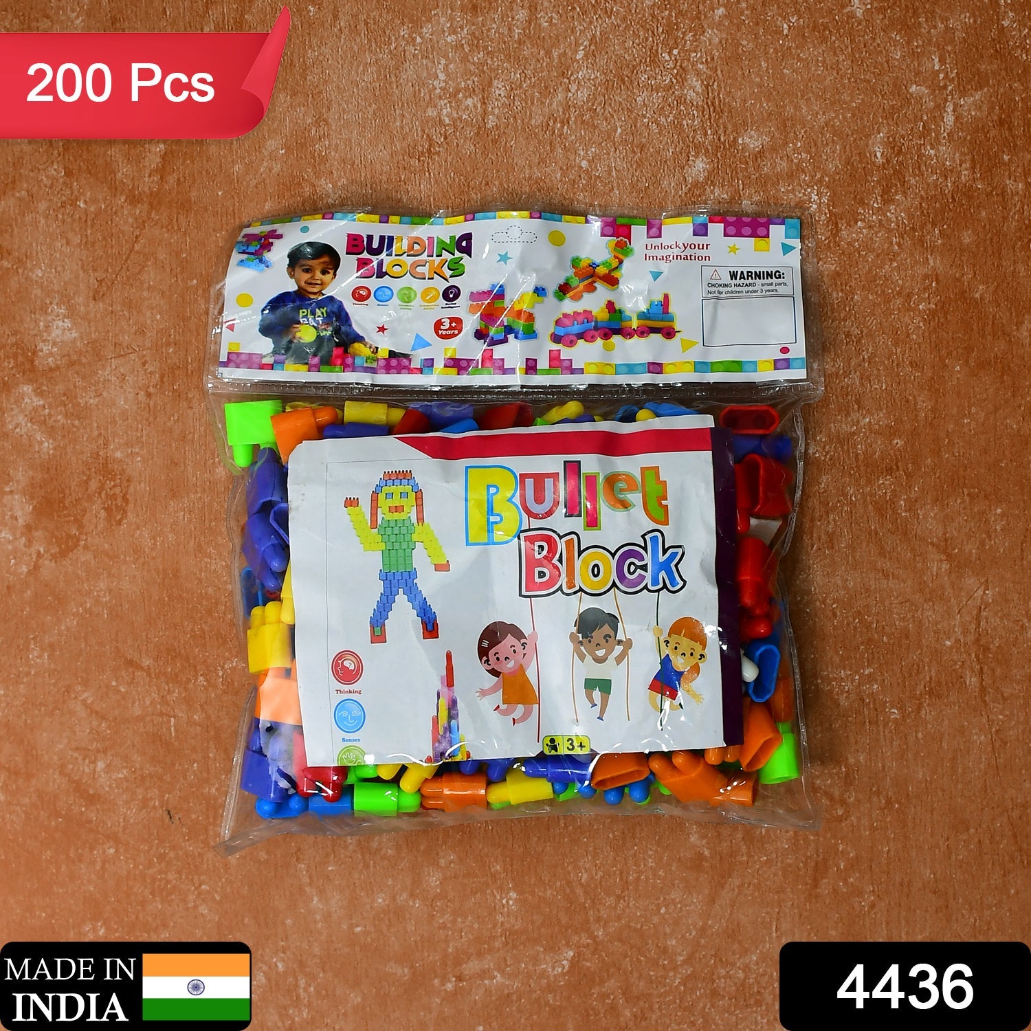 4436 Bullet Building Blocks Mega Set 200 Pcs, Learning & Creativity Puzzle Game for Boys & Girls DeoDap