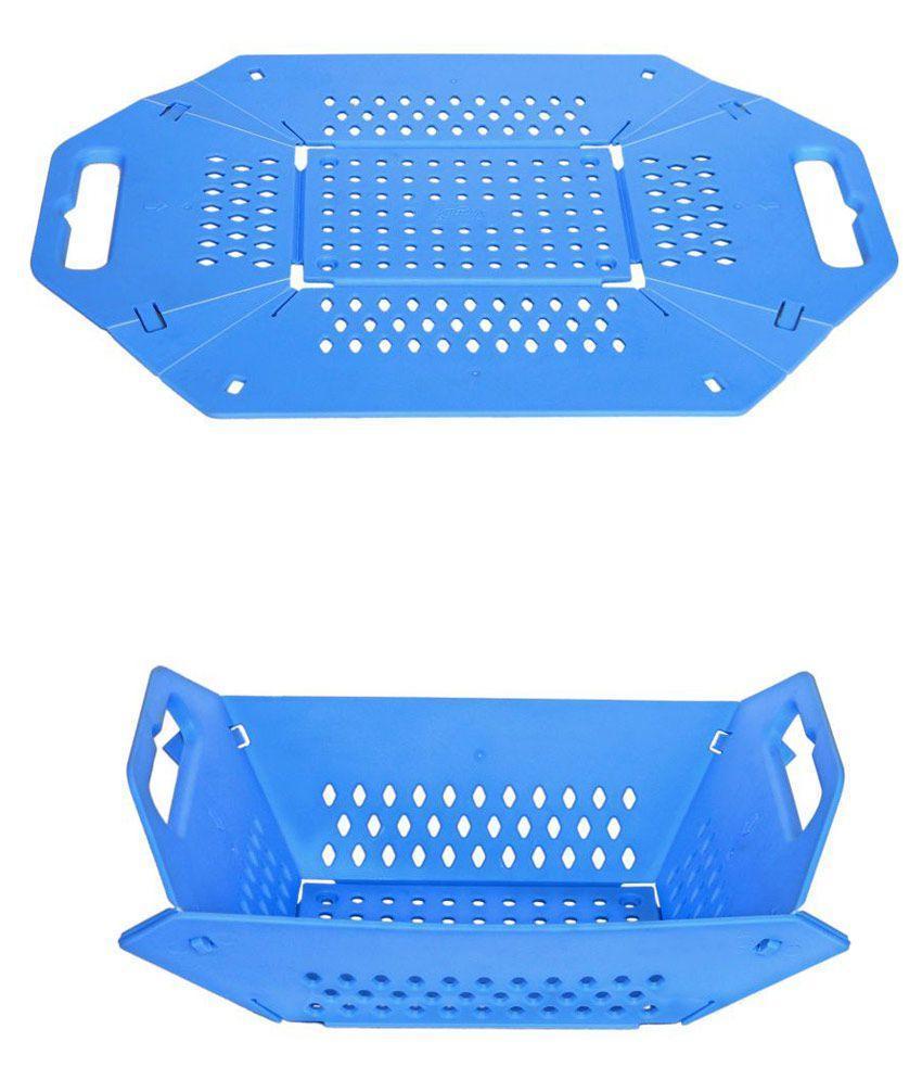 0704 -3 in 1 Fruit & Vegetable Chopping Board Wash Folding Basket - SkyShopy