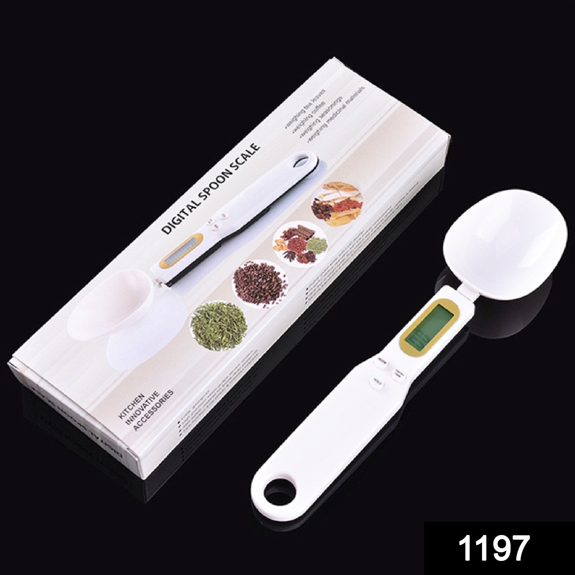 1197 Electronic Kitchen Digital Spoon Weighing Scale - SkyShopy