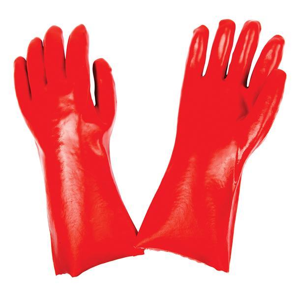 0651 - Cut Glove Reusable Rubber Hand Gloves (Red) - 1 pc - SkyShopy