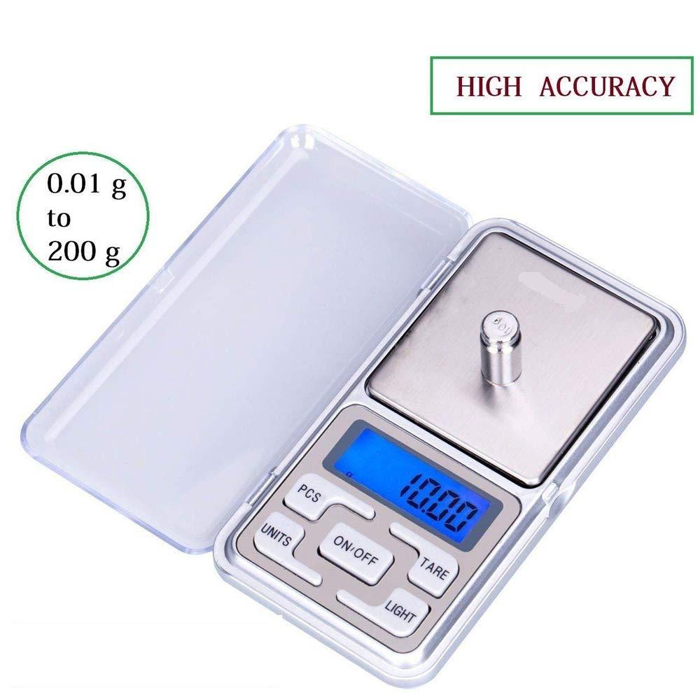0643 Multipurpose (MH-200) LCD Screen Digital Electronic Portable Mini Pocket Scale(Weighing Scale), 200g - SkyShopy