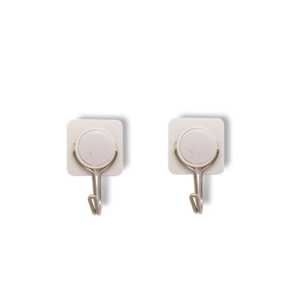 0499 Multipurpose Strong Small Stainless Steel Adhesive Wall Hooks - SkyShopy