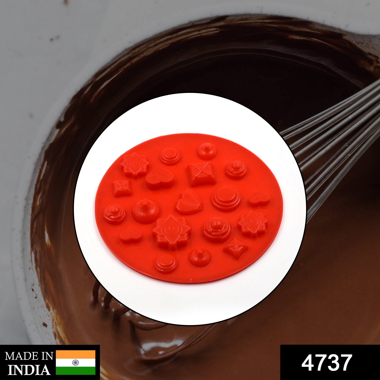 4737 19 Cavity Mix Shape Chocolate Mold (1Pc Only) | DeoDap