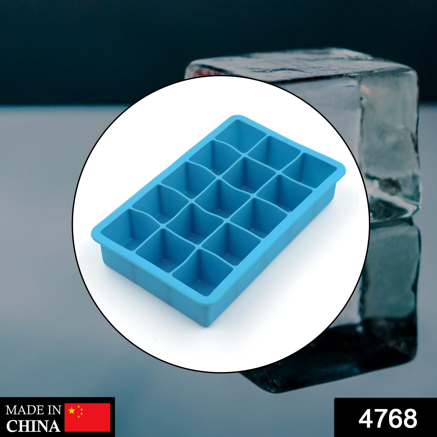 4768 Sili 15 Cavity Ice Tray and cavity ice tool Used for storing and freezing various types of ice cubes.