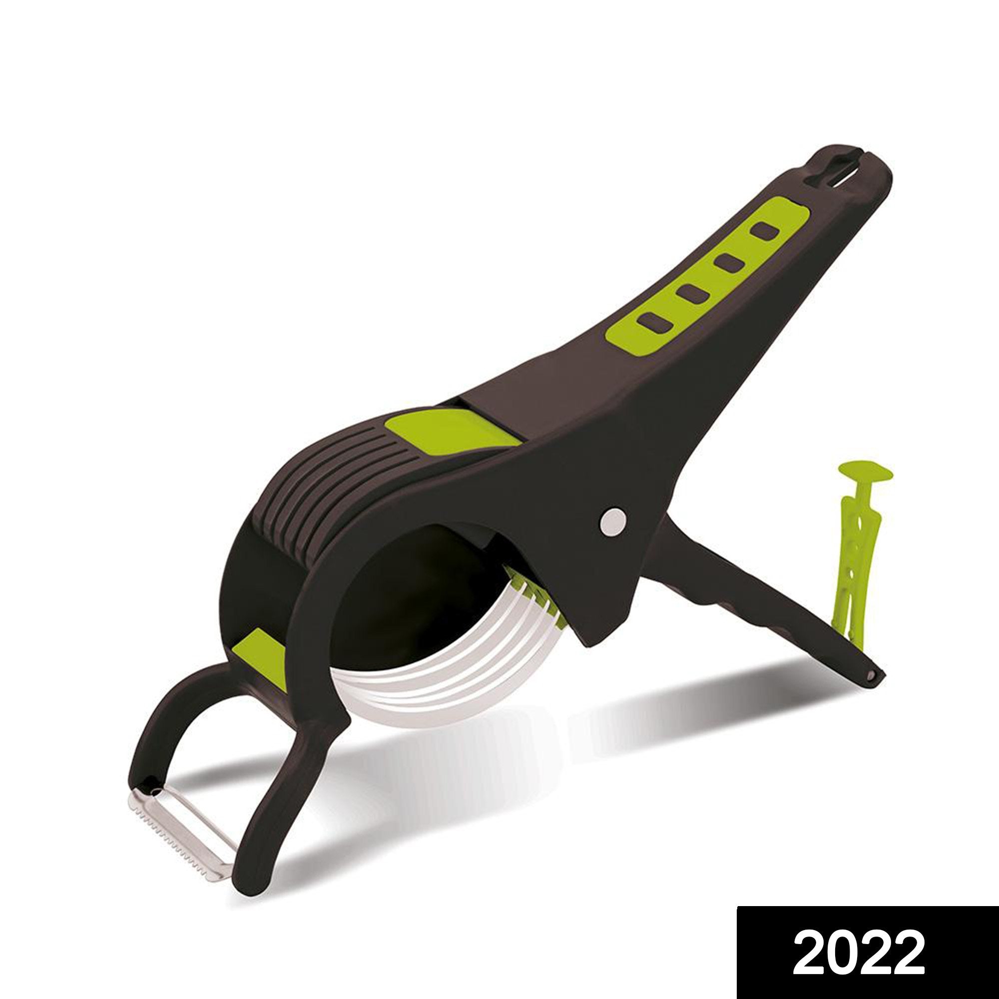 2022 Maitri Plastic Vegetable Cutter, Slicer and Peeler with locking system - SkyShopy
