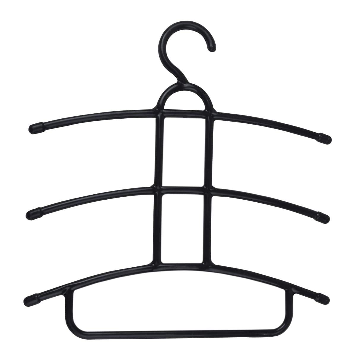 1273 Multi-Layer Fish Bone Shape Clothing Storage Hanger/Drying Rack - SkyShopy