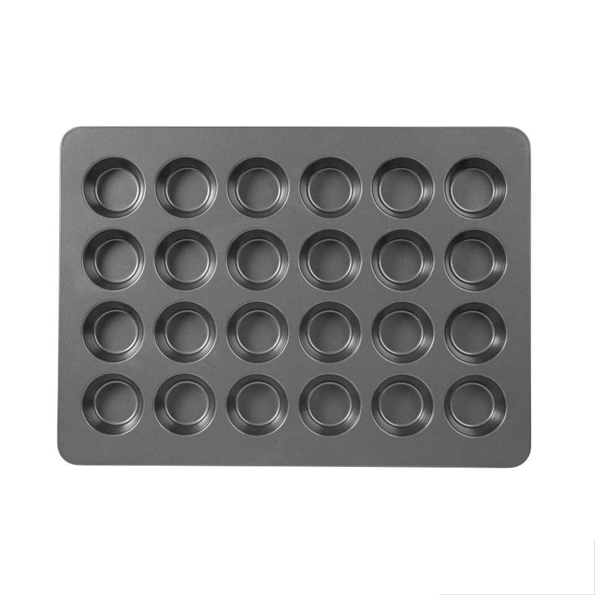 2338 Muffin Cupcake Mould Bakeware Pan Tray Mould Maker 24 Slot Round Shape - SkyShopy