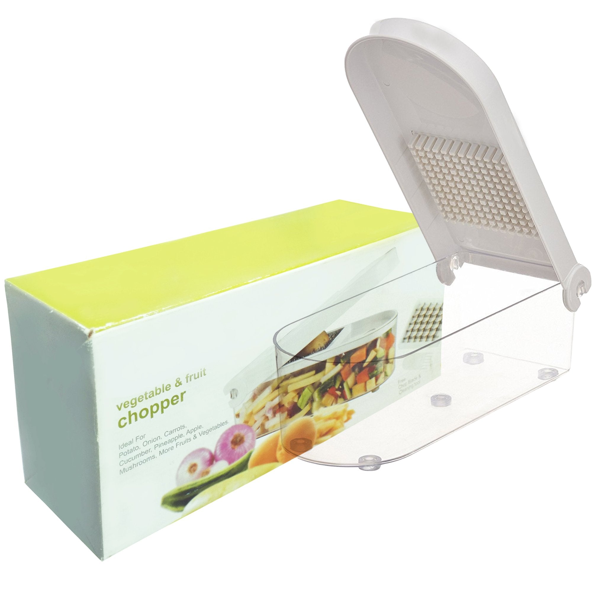 2205 Multipurpose Vegetable & Fruit Chopper Cutter with Cleaning Tool - SkyShopy