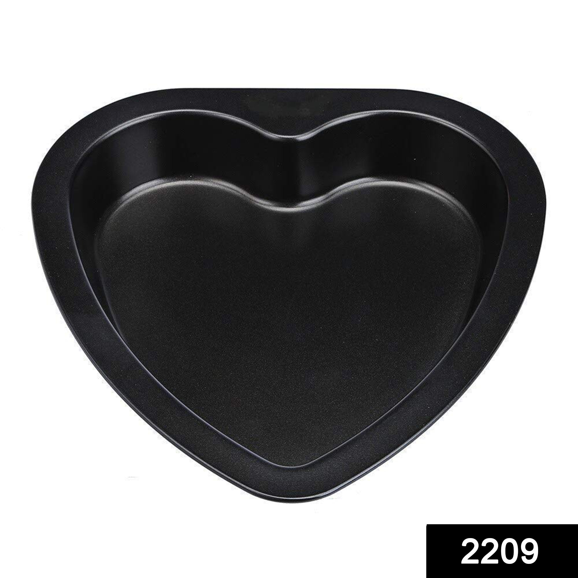 2209 Heart Shape Cake Mould Non Stick  Steel 1 kg Cake Baking Tray ( 23cm) - SkyShopy