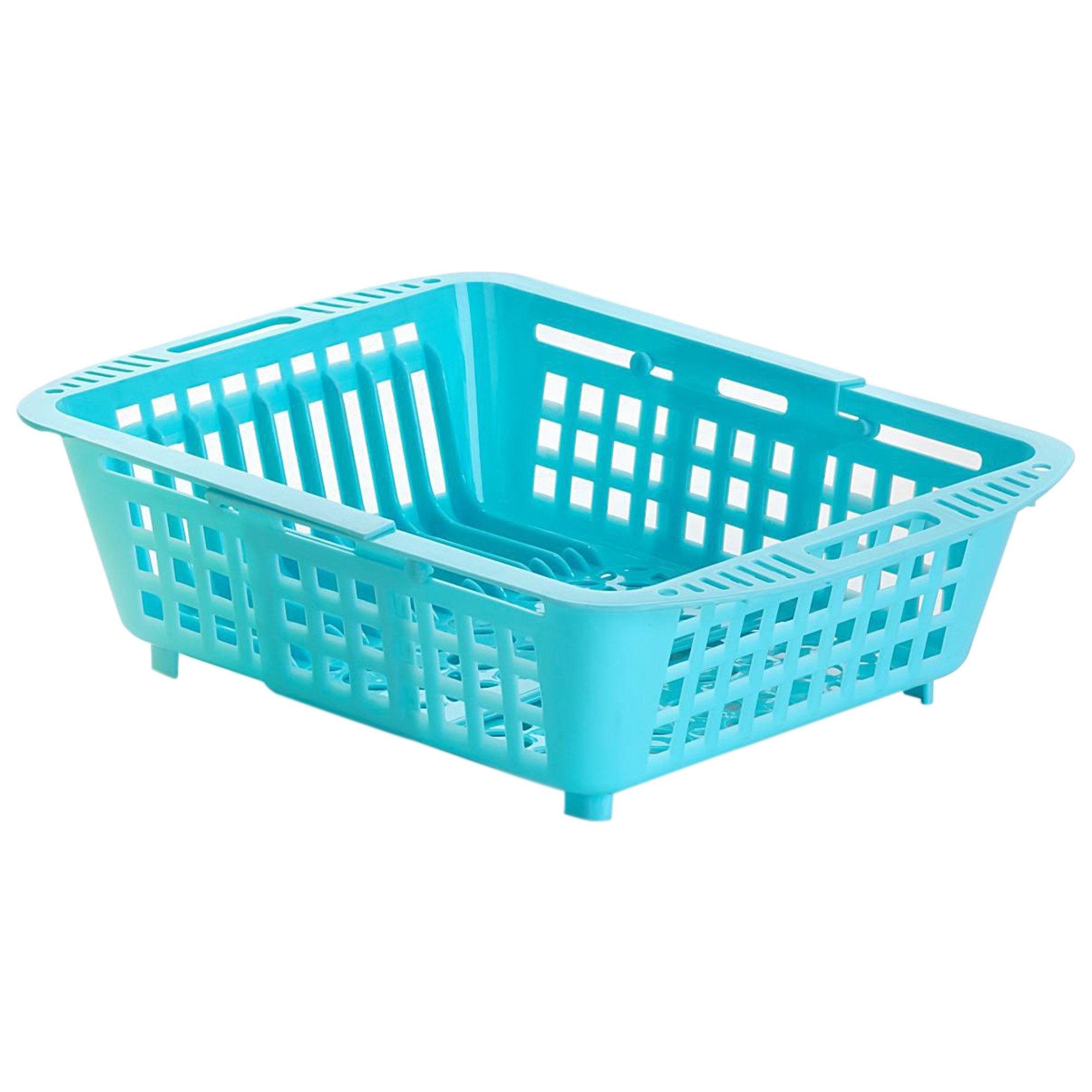 2263 Plastic Adjustable Over Sink Dish Drainer (Multi coloured) - SkyShopy