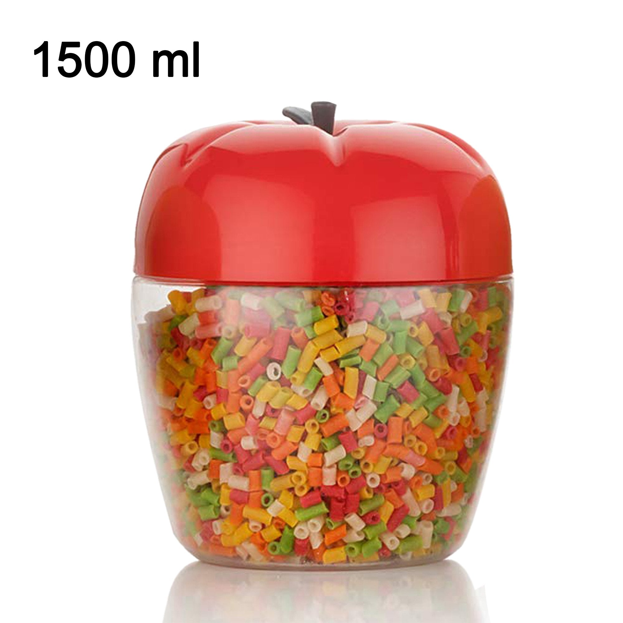2299 Jar/Container with Apple Shape for Kitchen Storage (1500ML) - SkyShopy