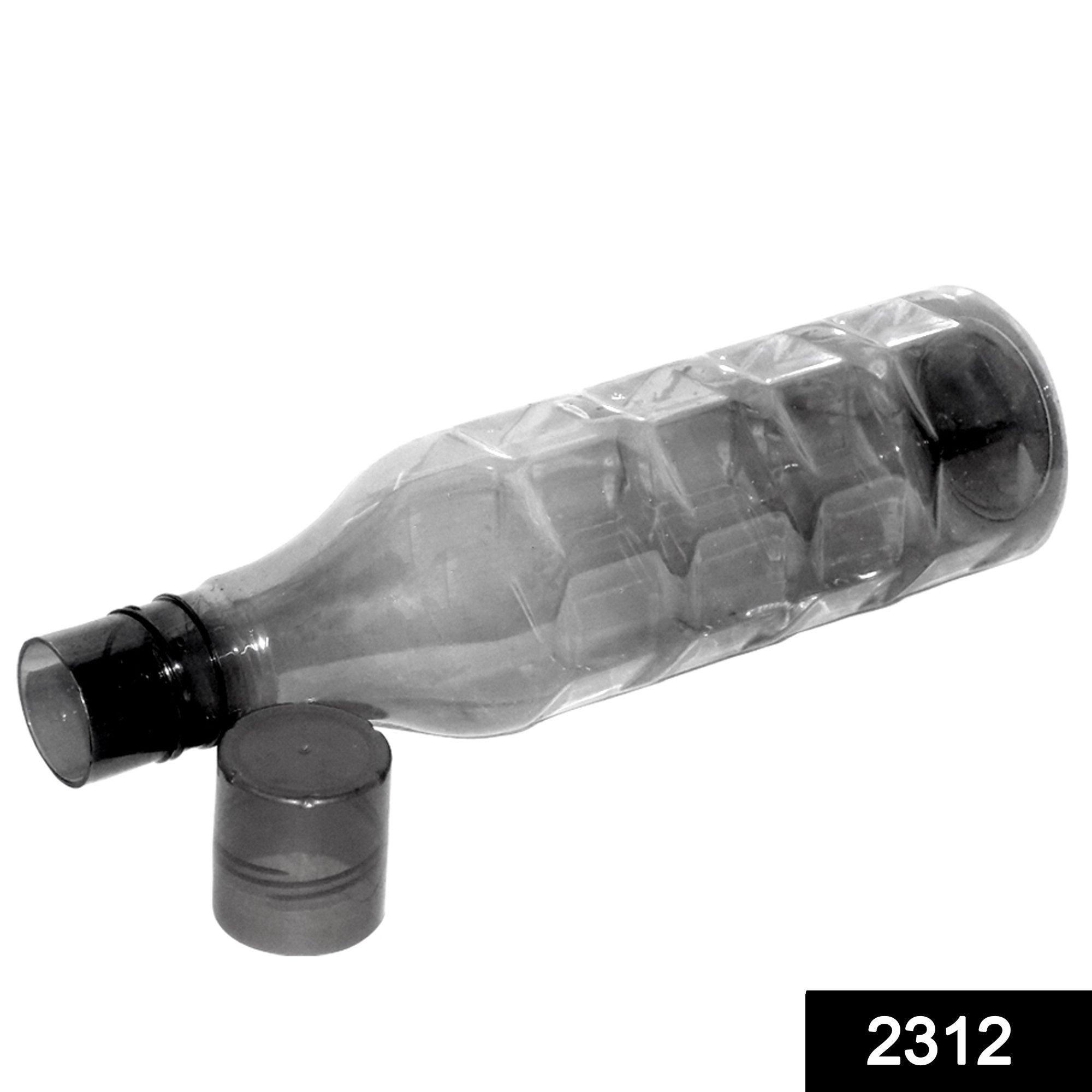 2312 Unbreakable & Leak-Proof Plastic Diamond Round Water Bottle (1100Ml) - SkyShopy