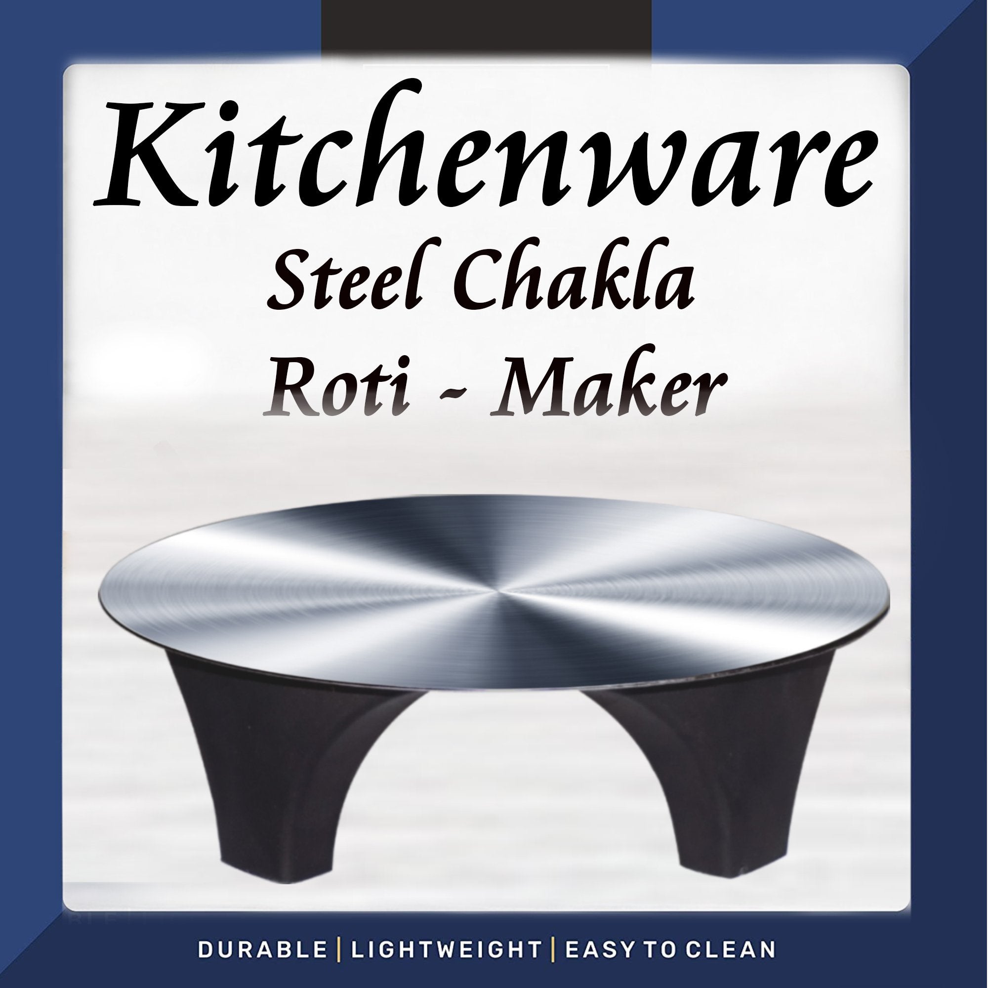 2322 Kitchenware Steel PP Chakla/Patla, Unbreakable Roti-Maker - SkyShopy