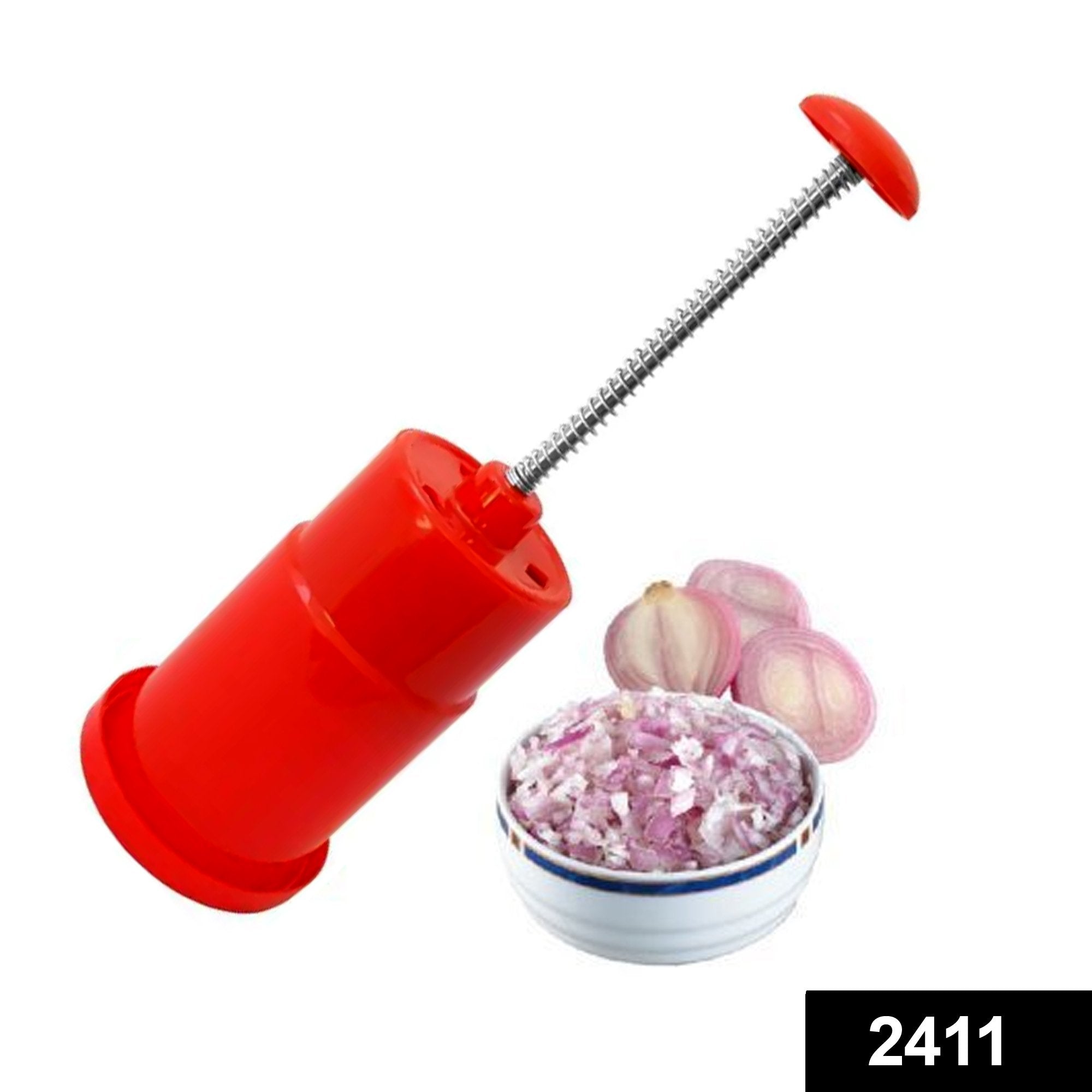 2411 Onion Vegetable Hand Press Cutting Chopper - SkyShopy