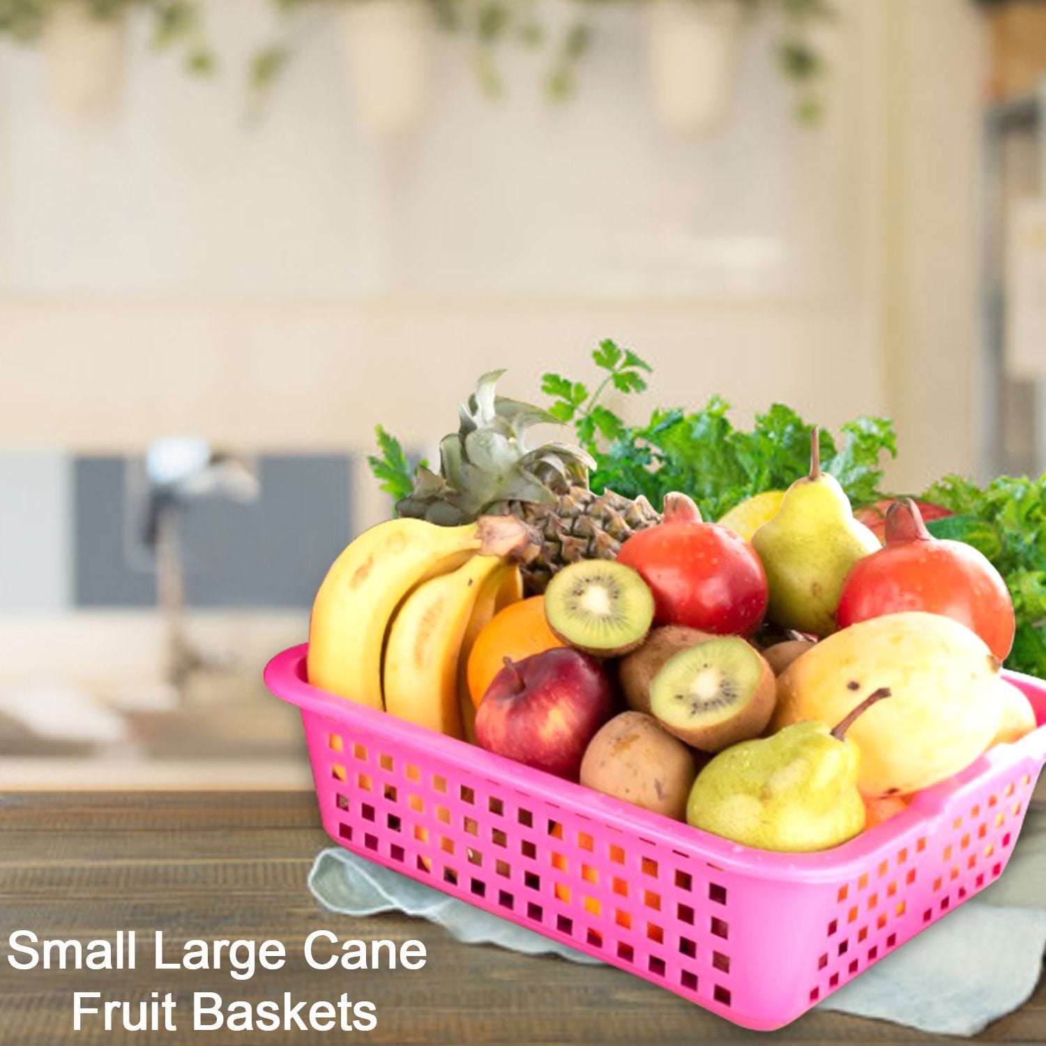 2483 Plastic Large Size Cane Fruit Baskets - SkyShopy