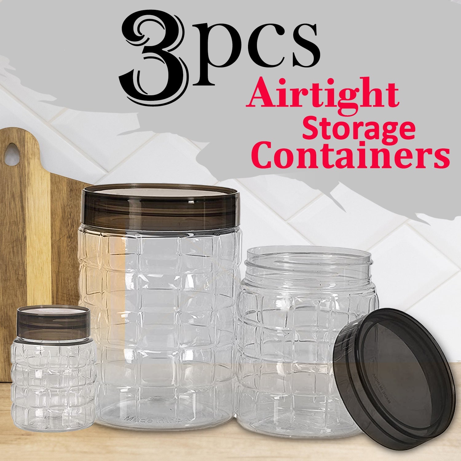2541 Kitchen Storage Containers Good Grips 3 Pcs Airtight Round freeshipping - DeoDap