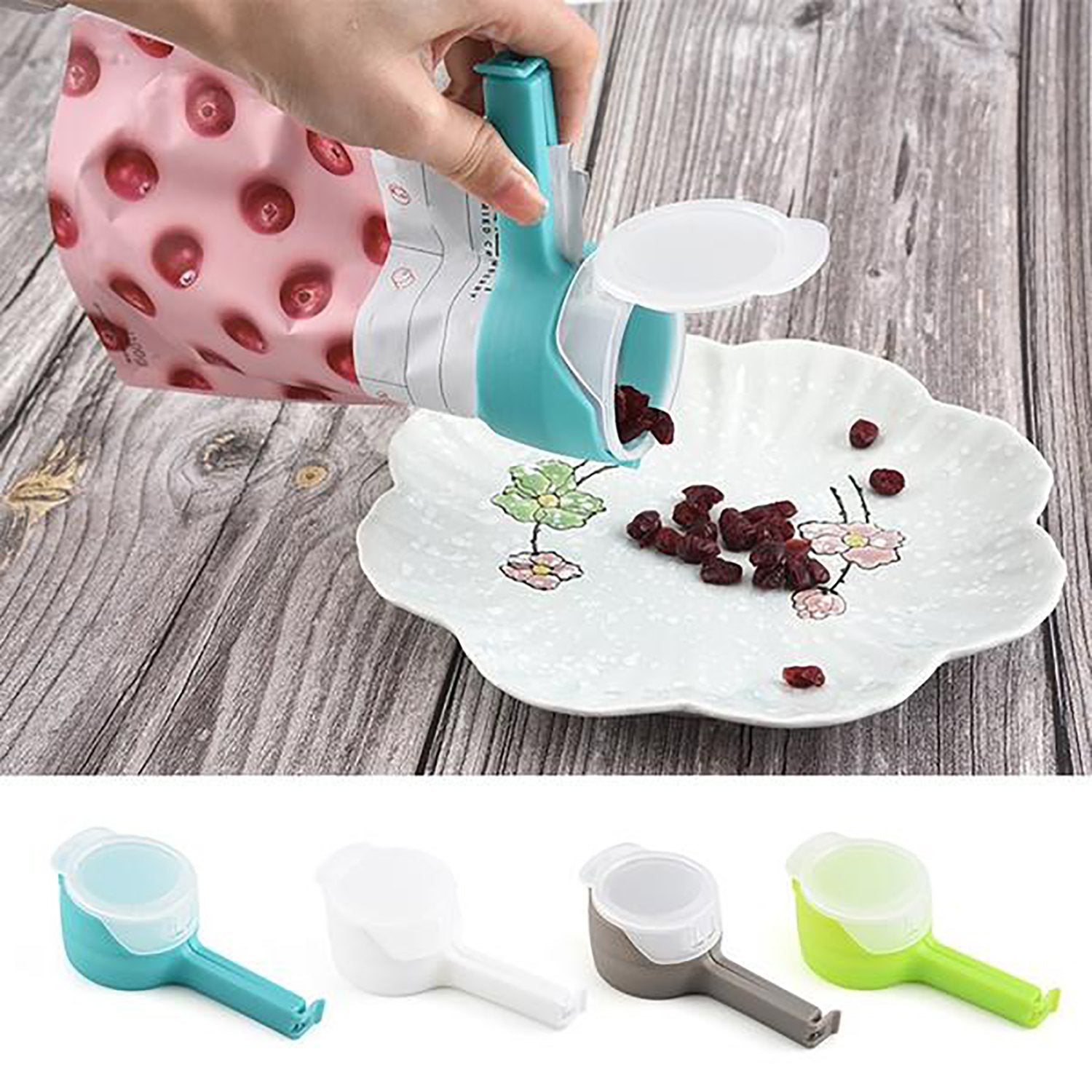 2558 Portable Seal Pour Food Storage Bag Clip Snack Sealing Clip