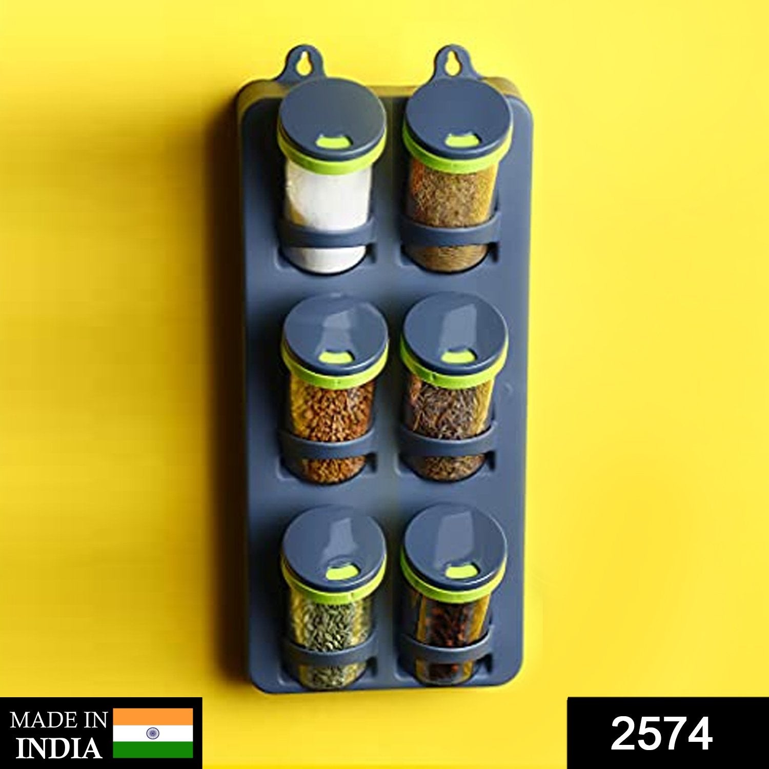 2574 Space Saver Spice Rack  6 Piece Spice Set  (Plastic)