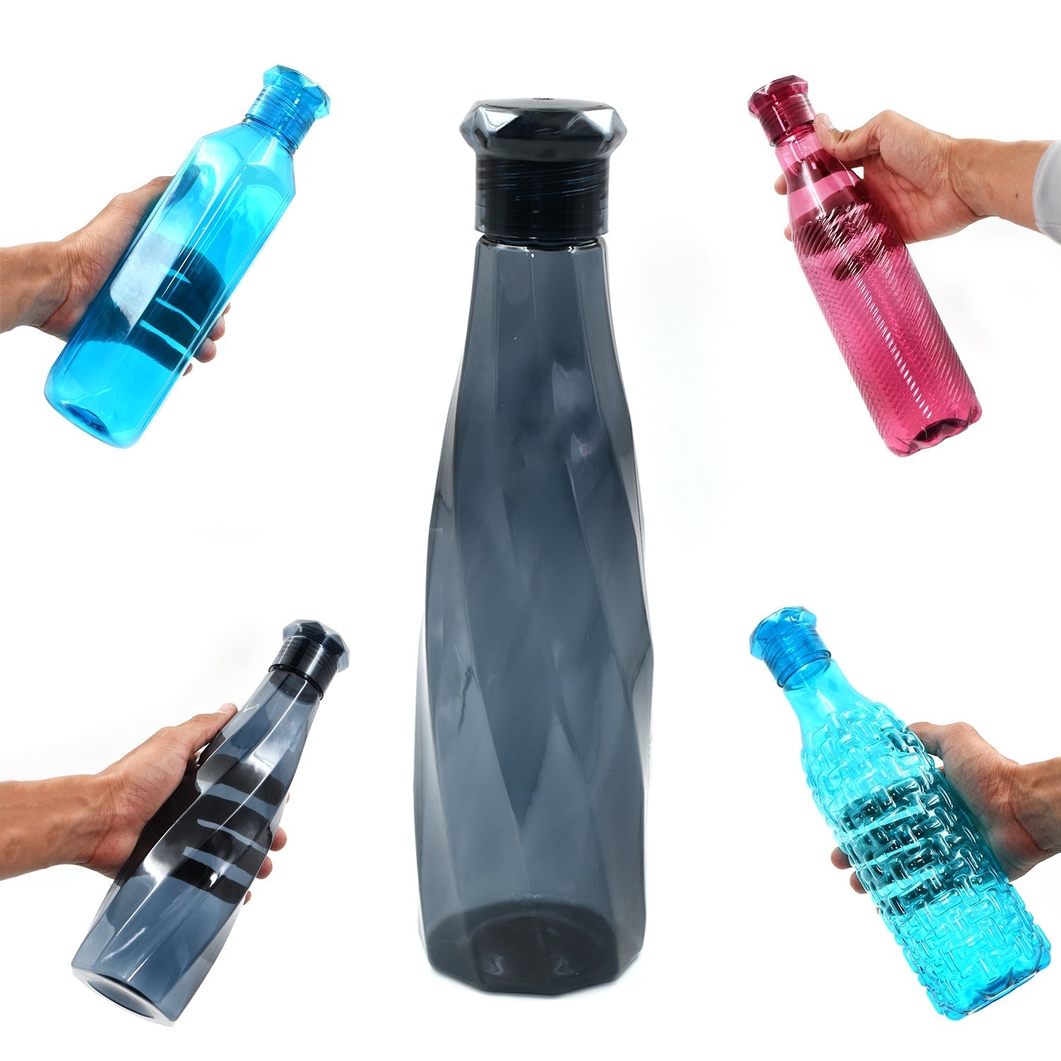 2753 4Pc Mix Design Bottle Used For Storing Water For Drinking Anywhere. freeshipping - DeoDap
