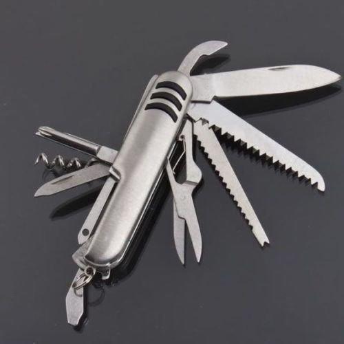 0500 Multi functional Stainless Steel Folding Pocket Knife (11 in 1 screwdriver) - SkyShopy
