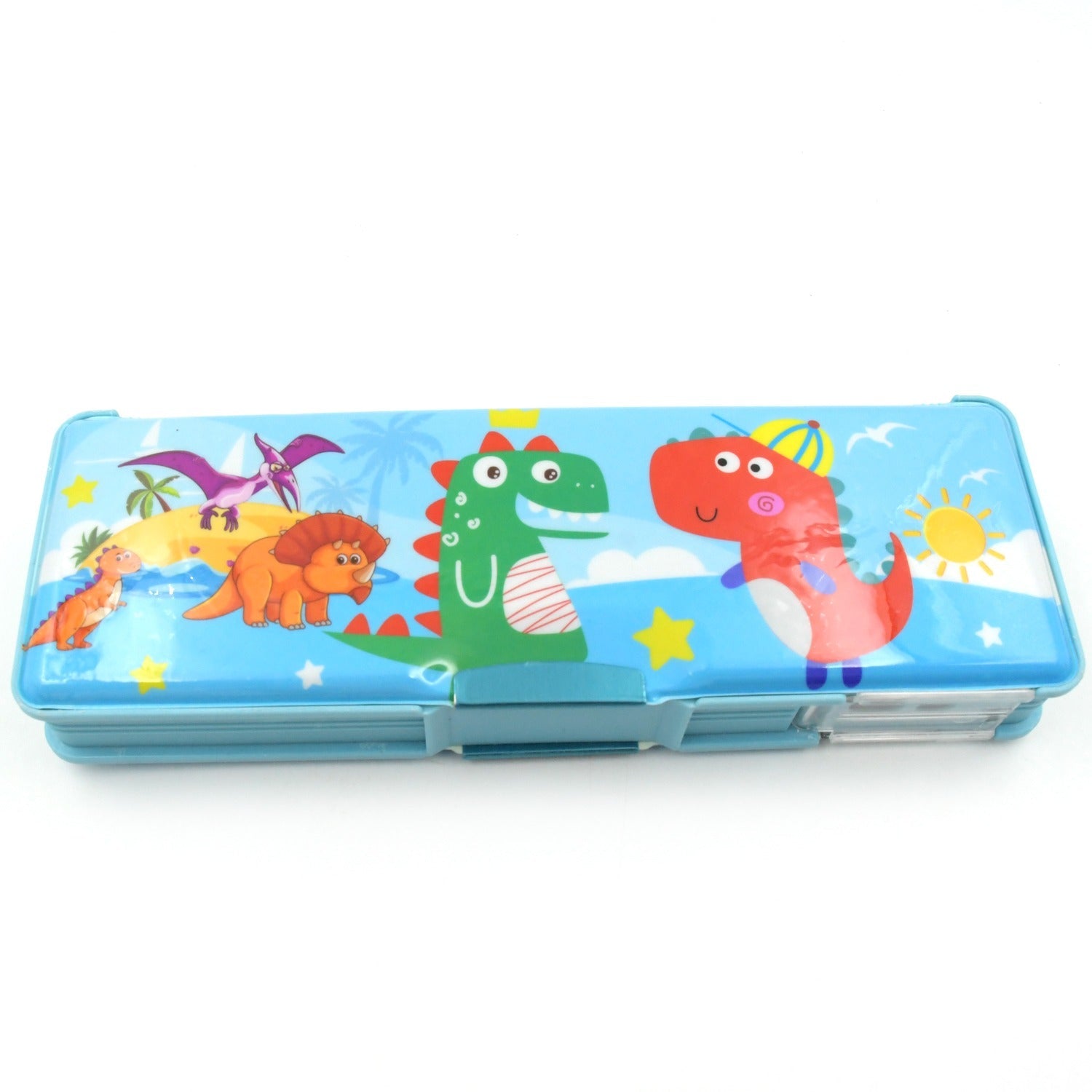 4563 Metal Pencil Box, Pencil Case Double Compartment for Kids Station –  Sky Shopy