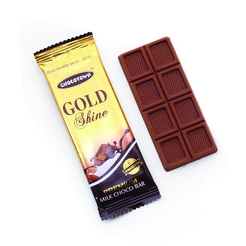 1001 Chocotown Gold Shine Milk Chocobar, 15gm - SkyShopy