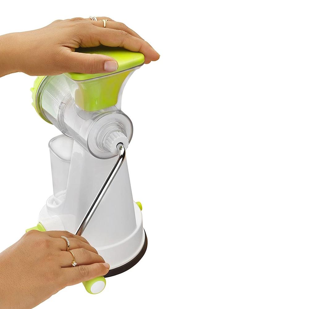 0140 Plastic Multipurpose Manual Juicer (Green) - SkyShopy