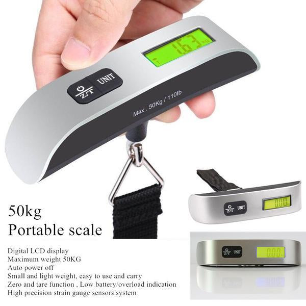 0546 Portable LCD Digital Hanging Luggage Scale - SkyShopy
