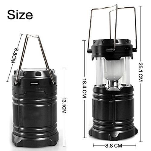 0874 Rechargeable Camping Lantern LED Solar Emergency Light Bulb - SkyShopy
