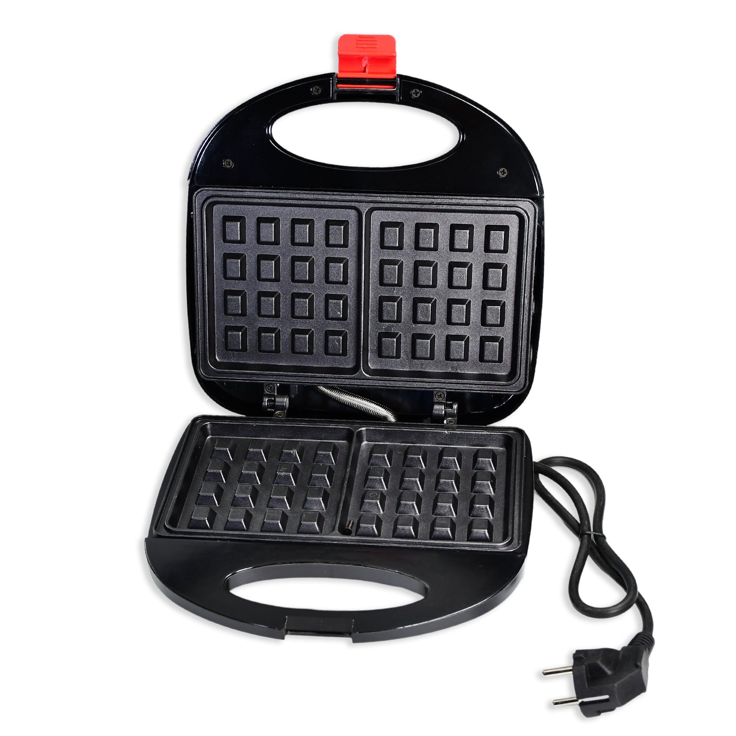 2817 Waffle Maker, Makes 2 Square Shape Waffles| Non-Stick Plates| Easy to Use with Indicator Lights DeoDap