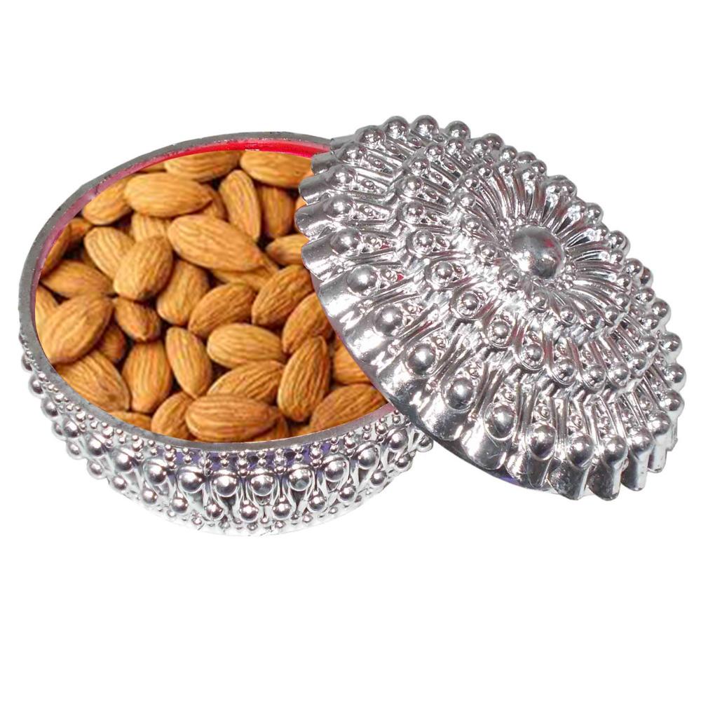 2217 Decorative Bowl with Lid for Candy Box, Dry Fruit Box - SkyShopy