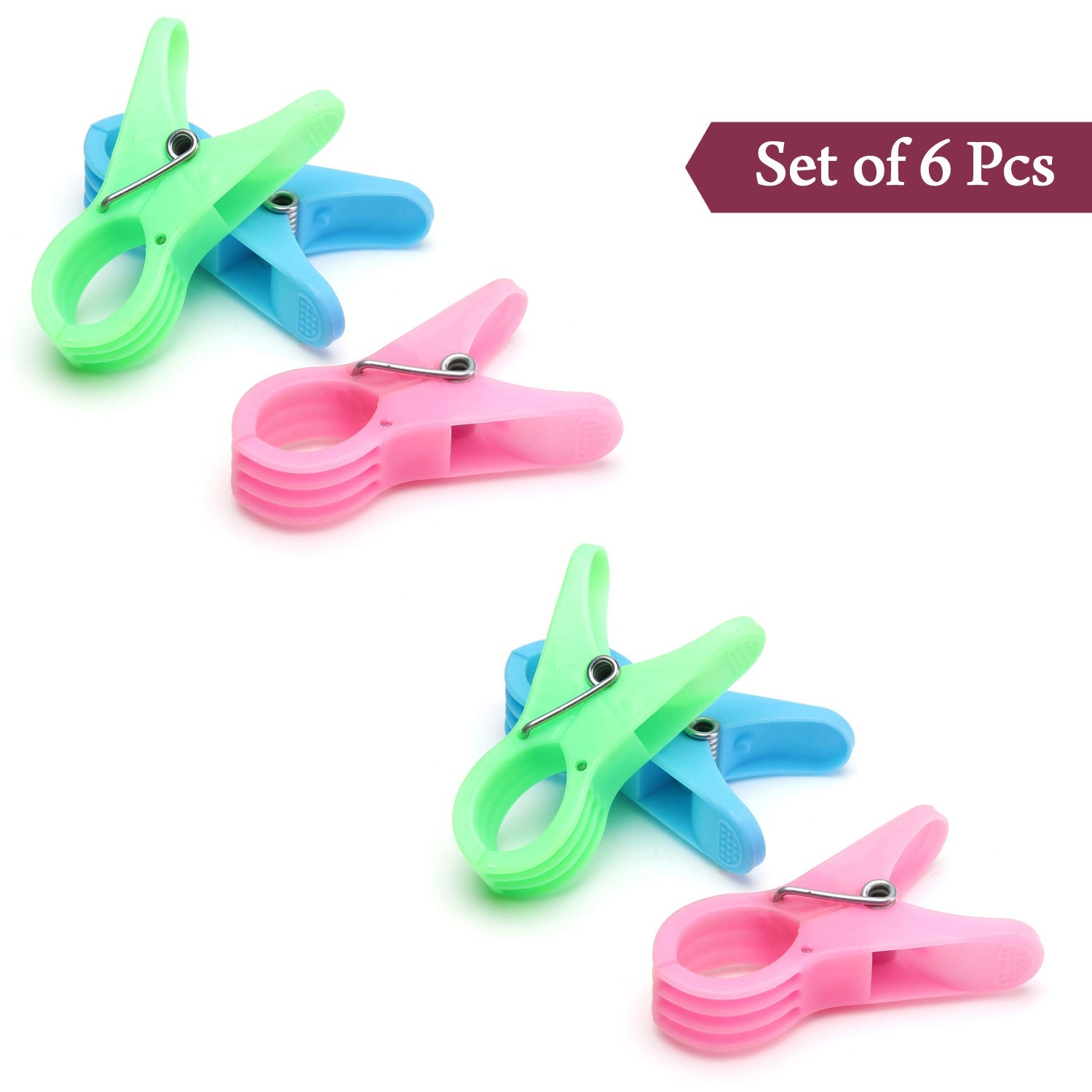 6217 Cloth chimti Heavy Duty Rust Free Cloth Peg / Clothes Clip DeoDap