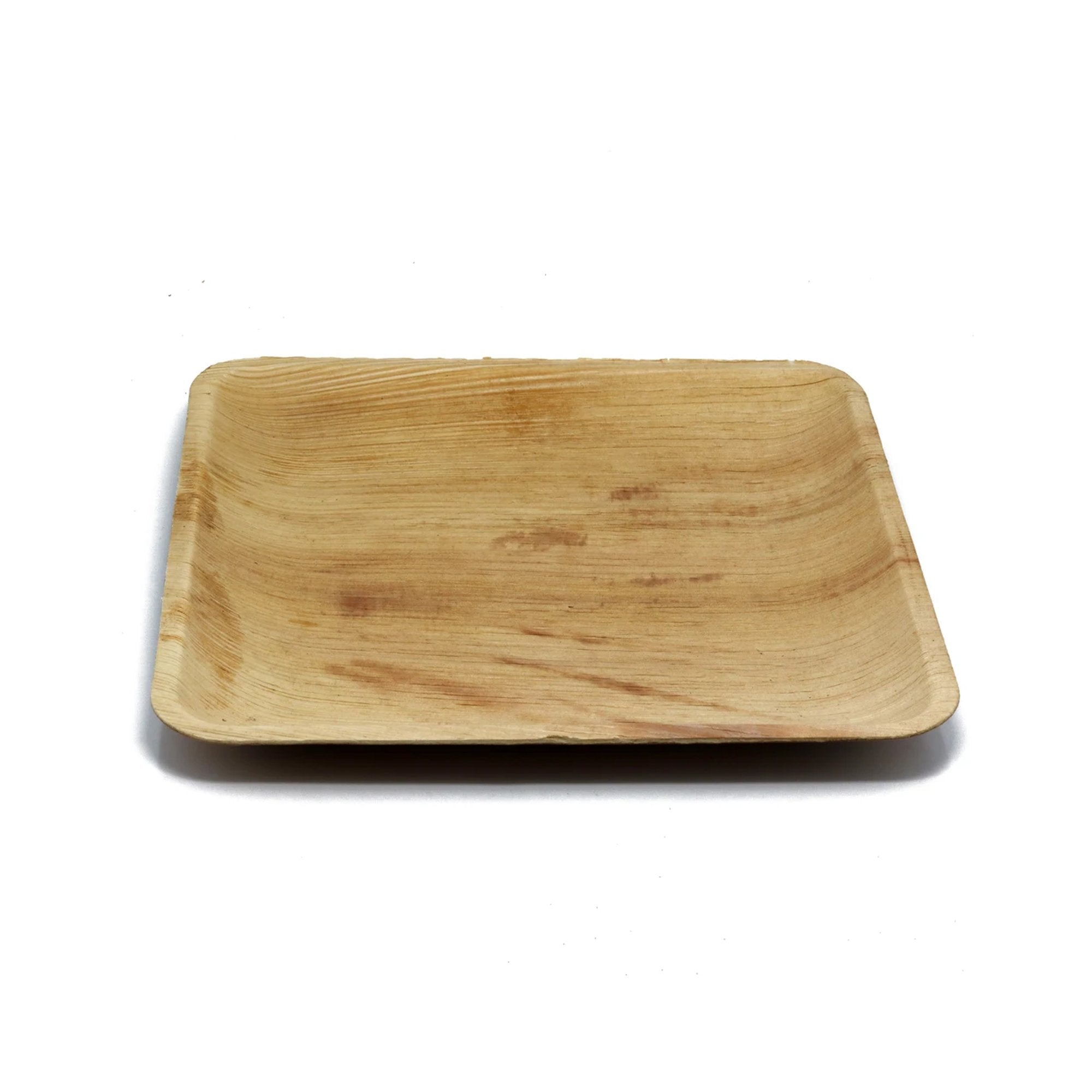 3215 Disposable Square Eco-friendly Areca Palm Leaf Plate (6x6 inch) (pack of 25) - SkyShopy