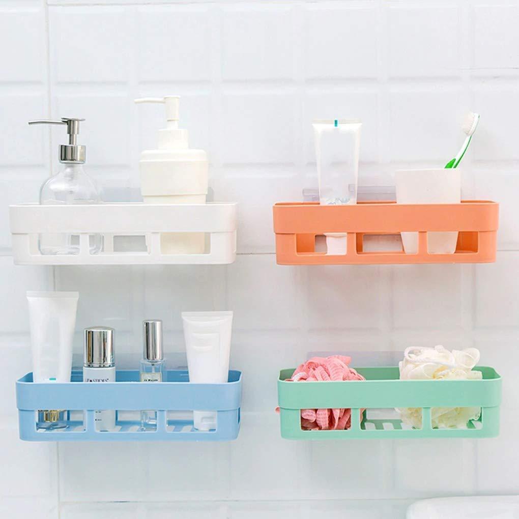 1094 Plastic Inter Design Bathroom Kitchen Organize Shelf Rack Shower Corner - SkyShopy