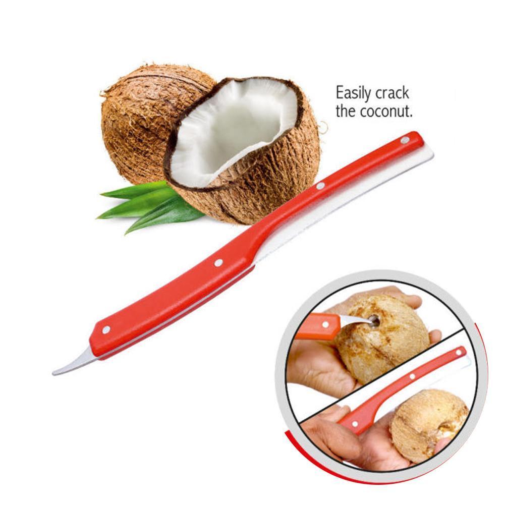 0752_Coconut Opener Tool Double-Ended Coconut Knife - SkyShopy