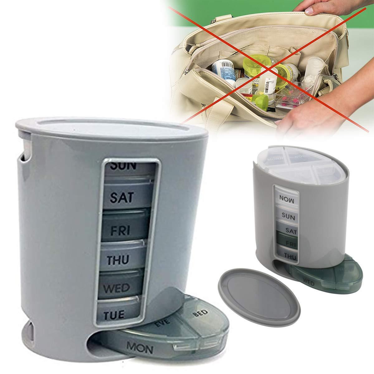 0374 Pill Pro 7 Day Weekly Tablet Medicine Organizer Box - SkyShopy