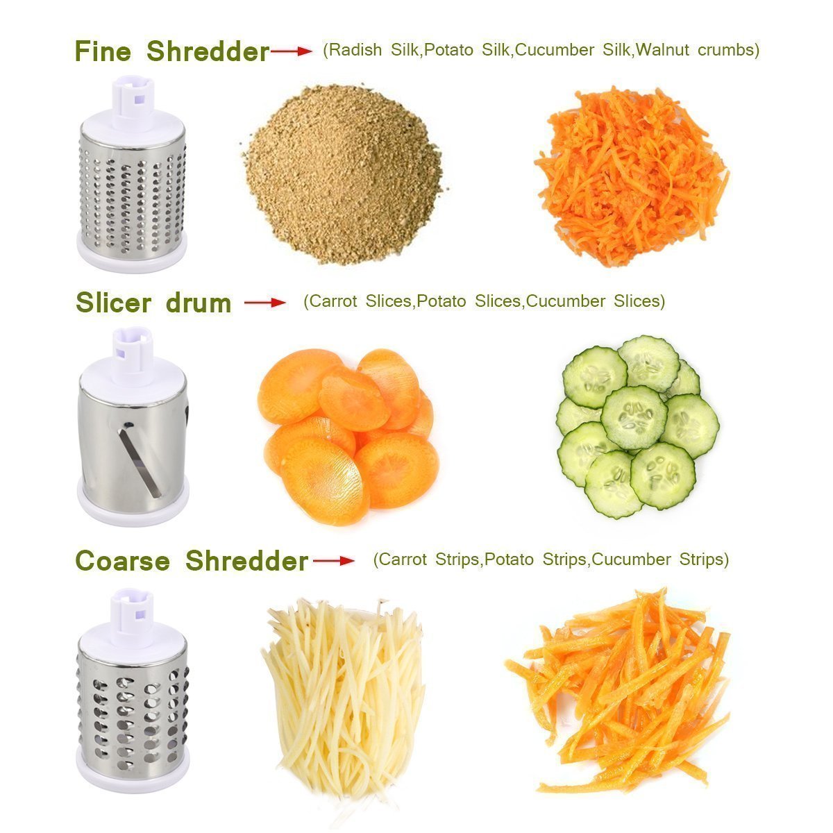0068 -4 In 1 Vegetable Grater Mandoline Slicer - SkyShopy