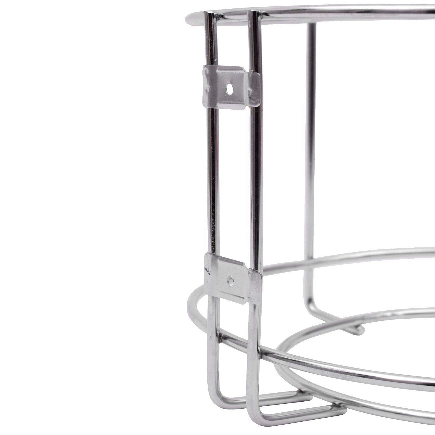 2791 Stainless steel Dustbin Stand For Holding Dustbin Easily Without Any Problem. DeoDap