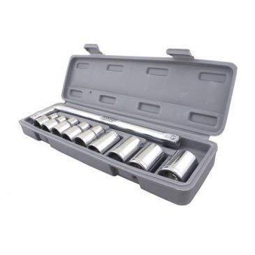 0407 -10 pc, 6 pt. 3/8 in. Drive Standard Socket Wrench Set - SkyShopy