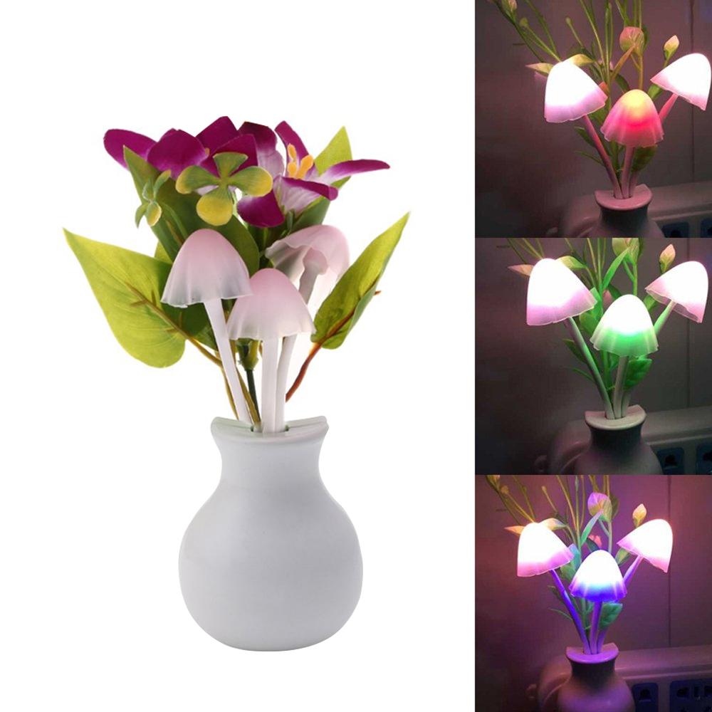0217 LED Dream Night Light, Auto ON/Off Sensor Mushroom Lamp (Multicolor) - SkyShopy