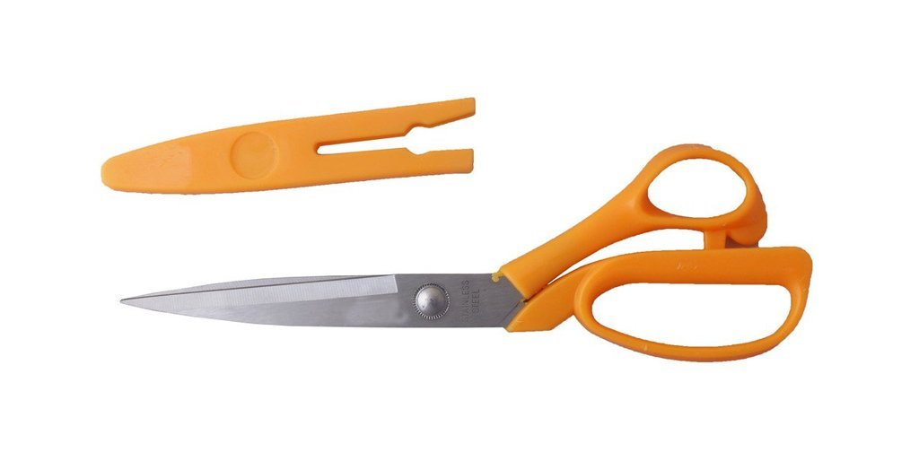 0555 stainless Steel Scissors with Cover 8inch - SkyShopy