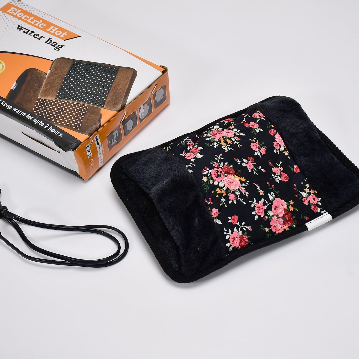 6638 Electric hot water bag with Fur Velvet heating bag, hot water bag, Heating Pad, Heat Pouch Hot Water Bag (Multi Design) DeoDap