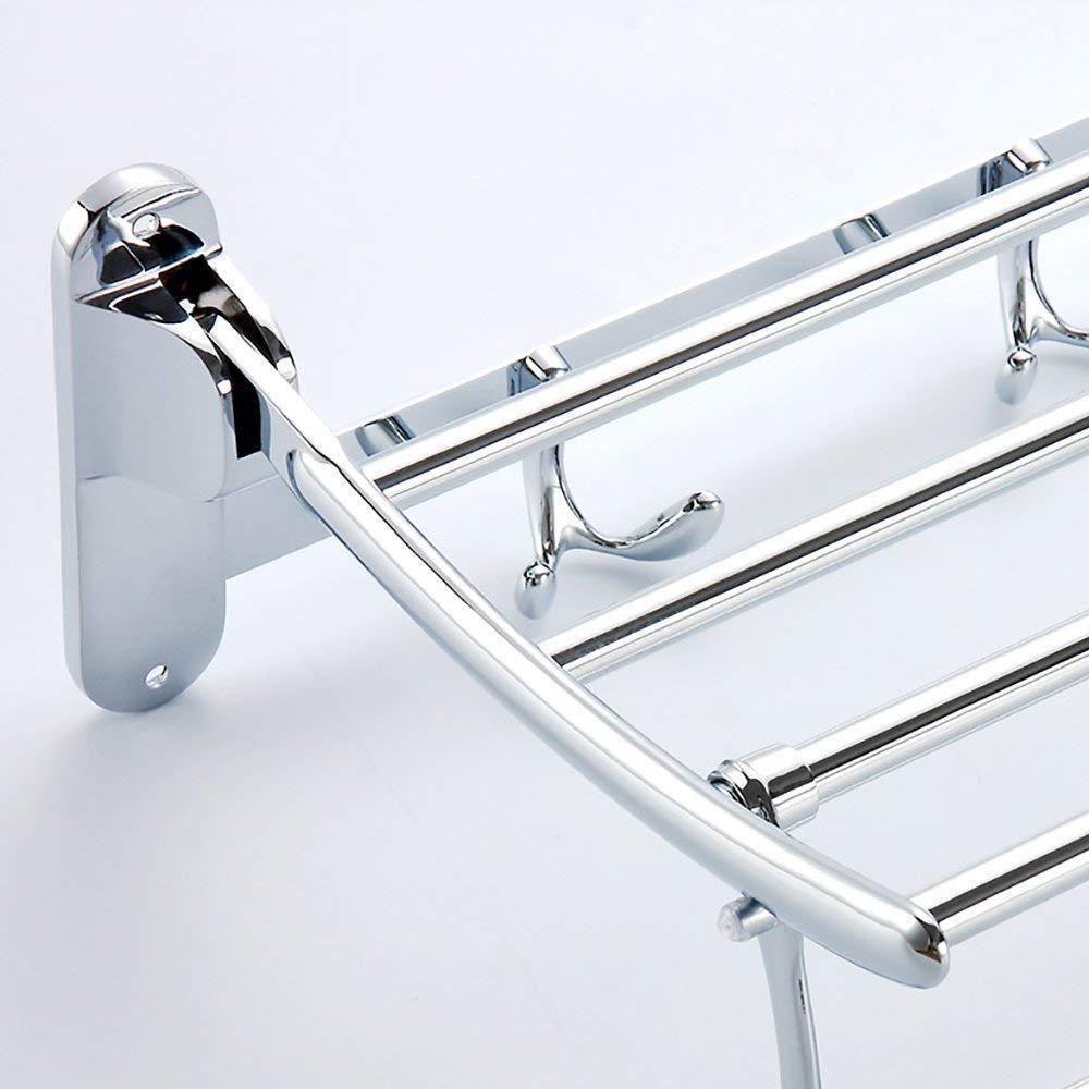 0314 Bathroom Accessories Stainless Steel Folding Towel Rack - SkyShopy